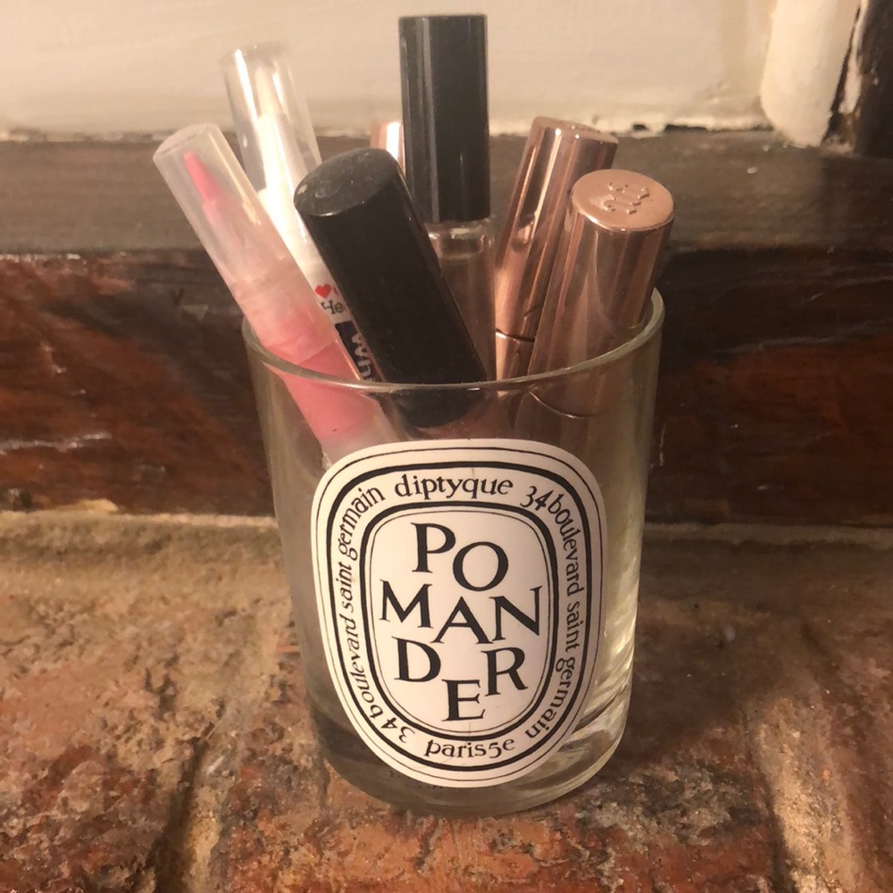 Empty full size Diptyque candle jar